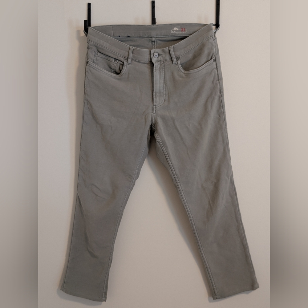 Faherty Gray Men's Pants